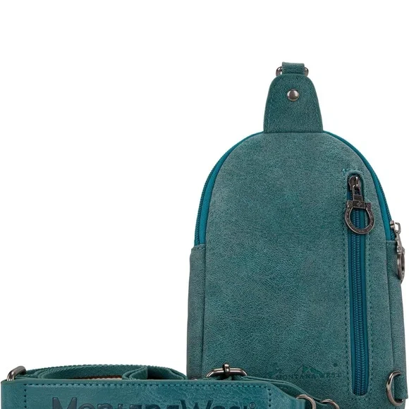 Montana West Teal Crossbody Bag - Picture 4 of 5